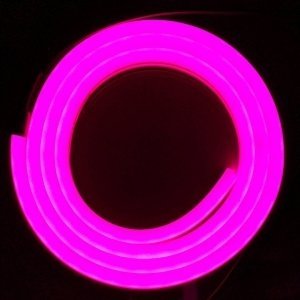 NEON LED 24V 8X16 1M RÓŻOWY IP67