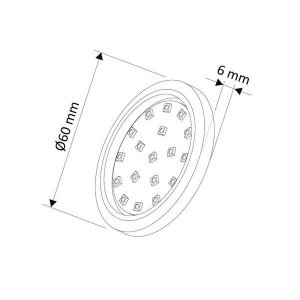 OPRAWKA OKRĄGŁA CIEŃKA 1,5W