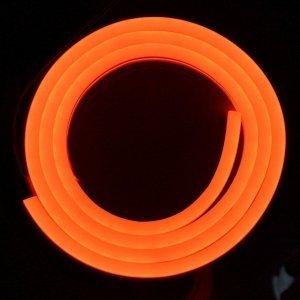 NEON LED 24V SILICONE 8x16 POMARAŃCZOWY IP67