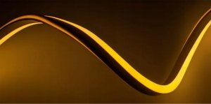 NEON LED 12V 8X16 PCV 1M ZŁOTY ŻÓŁTY IP67