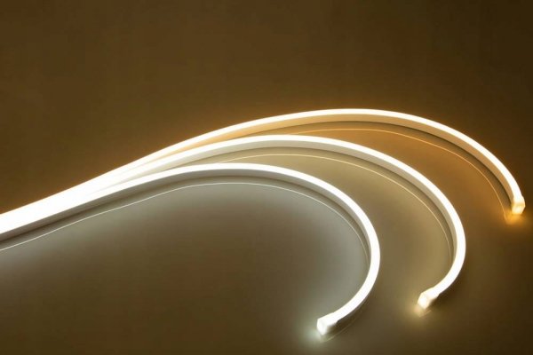 NEON LED 230V 8X16 PCV 1M BIAŁY CIEPŁY IP67