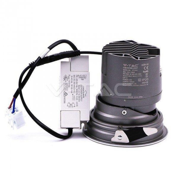 Oprawa LED downlight V-TAC 6W COB CREE CRI95+UGR19 24st VT-2907 3000K 400lm 5 lat gwarancji