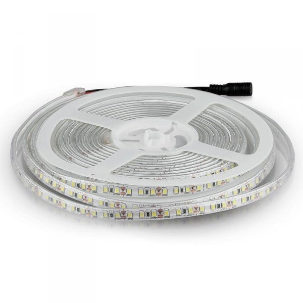 Taśma LED V-TAC SMD2835 1200LED 24V IP65 2xPCB RĘKAW 10mb 7,2W/m 120LED/m VT-2835 4000K 600lm
