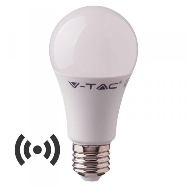 Żarówka LED V-TAC 11W E27 A60 Czujnik Mikrofalowy VT-2211 6400K 1055lm