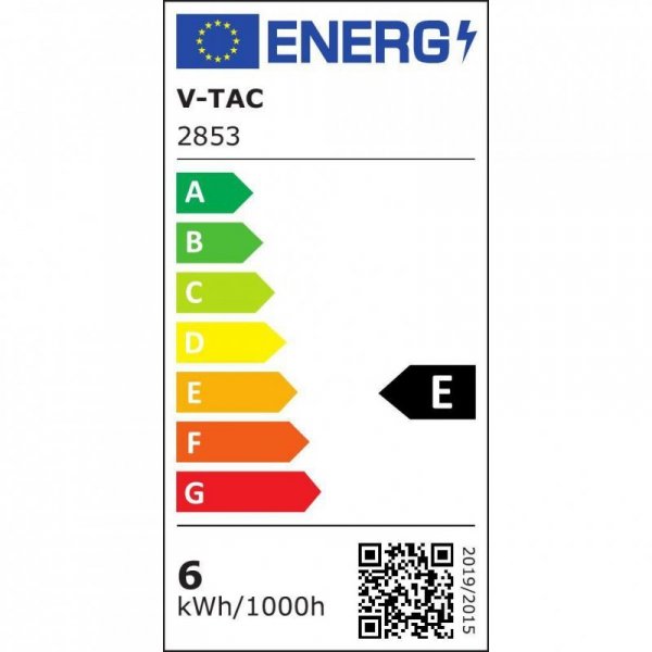 Żarówka LED V-TAC 6W Filament E27 Kulka G45 VT-2386 6400K 800lm