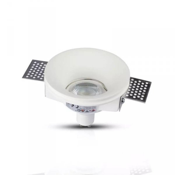 Oczko V-TAC gips GU10 wpuszczane okrągłe białe fi.103 V-TAC VT-859RD