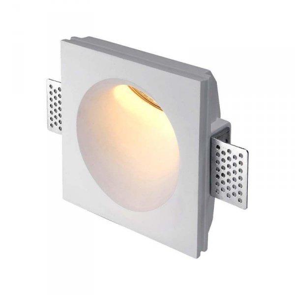 Oprawa gipsowa V-TAC GU10 kinkiet ścienny okrągły 120x120 VT-11009 3 lata gwarancji