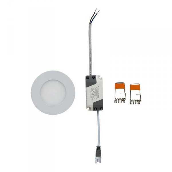 Panel LED V-TAC Premium Downlight 3W Okrągły fi84 VT-307 4000K 130lm
