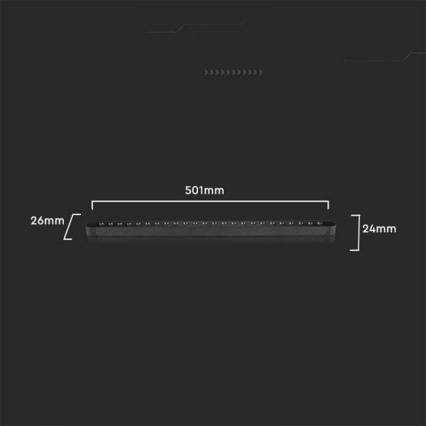 Oprawa Szynosystem Magnetyczny 48V V-TAC 22W LED 35st VT-4222 6400K 1900lm 3 Lata Gwarancji