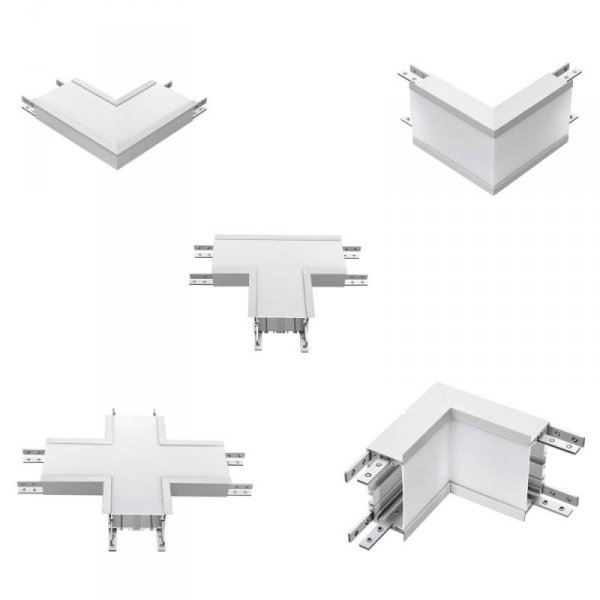 Łącznik T Opraw V-TAC 14W Linear Downside Biały VT-7-42-T 4000K 1400lm 5 Lat Gwarancji