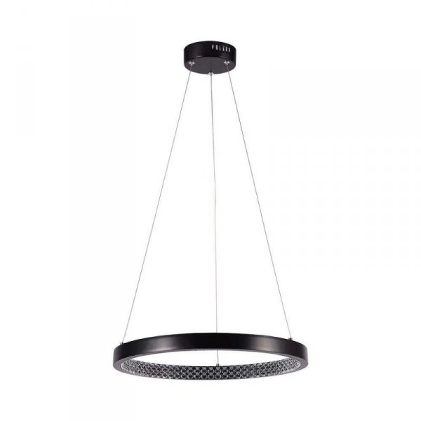 Oprawa zwieszana V-TAC 19W LED czarna VT-7823 3000K 2160lm