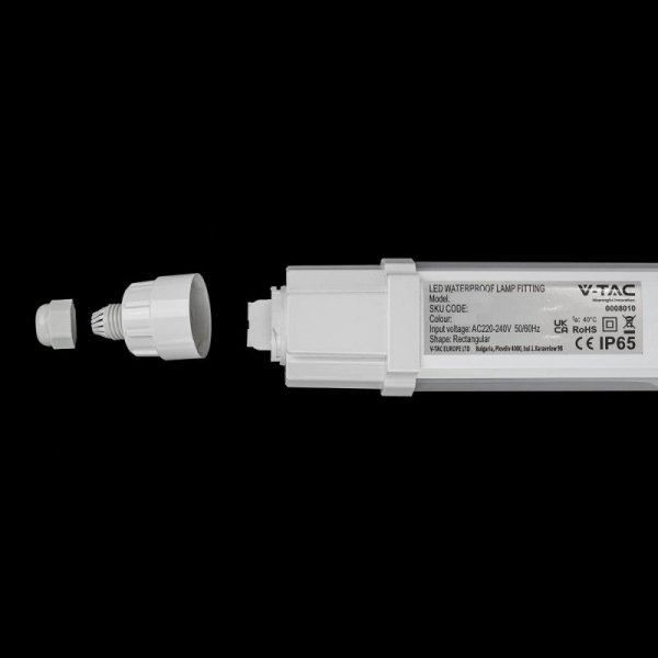 Oprawa hermetyczna LED V-TAC WP linkable 120cm VT-80120 6500K 3900lm