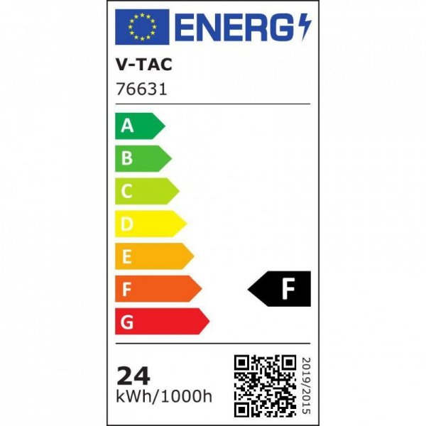Oprawa sufitowa plafoniera V-TAC 24W LED okrągły 35cm natynkowy pilot czujnik ruchu IP44 biały VT-8624S 4000K 2500lm