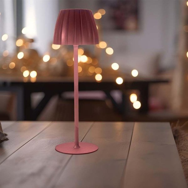 Lampka Biurkowa Nocna V-TAC 2,7W LED 34cm Ładowanie USB Ściemnianie Brąz VT-7967 3000K-6000K 110lm