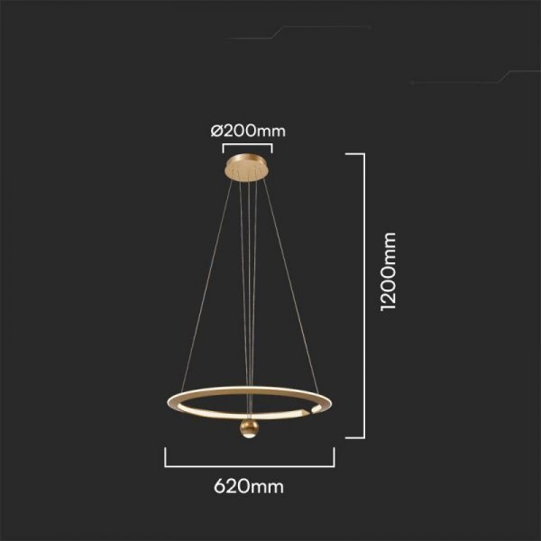 Oprawa Zwieszana V-TAC 46W LED VT-10126 4000K 5500lm