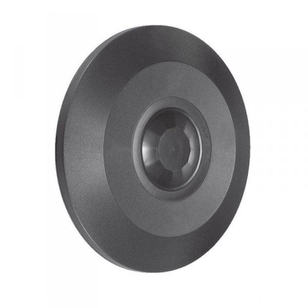 Czujnik ruchu 360st V-TAC natynkowy sufitowy slim 24mm czarny full black V-TAC VT-8027