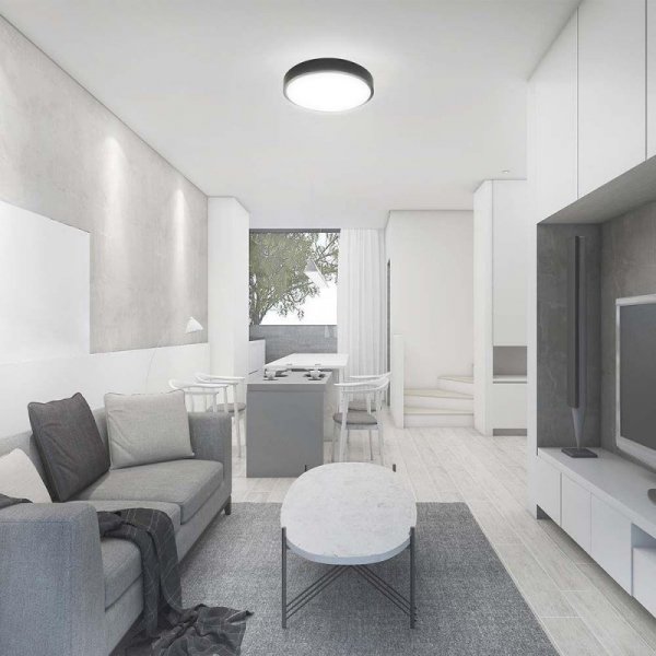 Plafon V-TAC 18W LED SAMSUNG CHIP Okrągły 25cm Natynkowy IP44 Czarny VT-8618B 4000K 1830lm 5 Lat Gwarancji