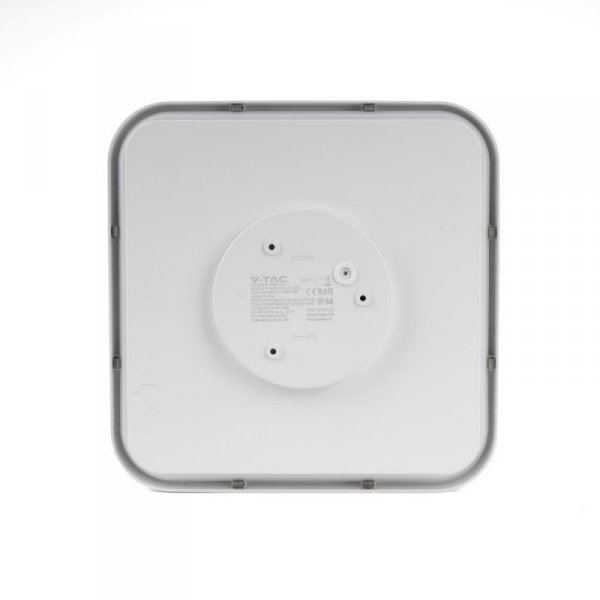 Oprawa sufitowa plafoniera V-TAC 18W LED SAMSUNG CHIP kwadrat 30x30cm natynkowy pilot czujnik ruchu IP44 biały VT-8618S 4000K 18