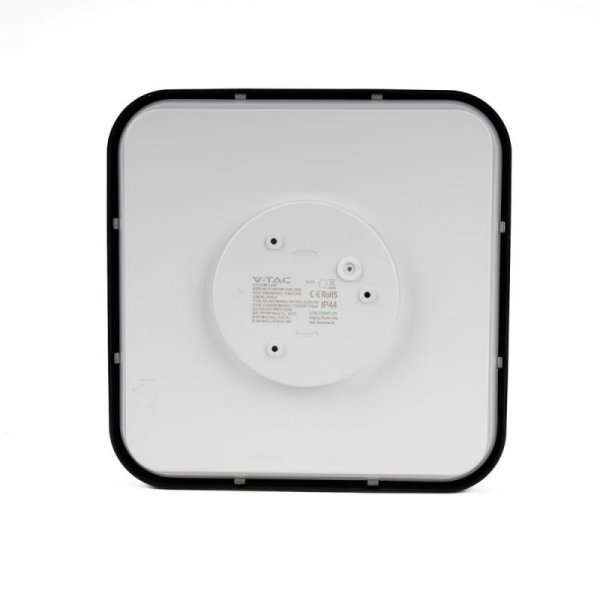 Plafon V-TAC 36W LED SAMSUNG CHIP Kwadrat 42x42cm Natynkowy Pilot Czujnik Ruchu IP44 Czarny VT-8630S 4000K 3820lm 5 Lat Gwarancj