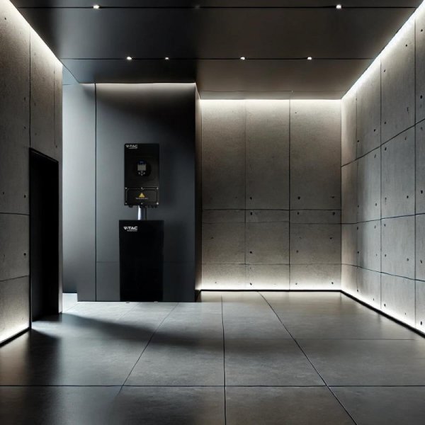 Falownik inwerter V-TAC Deye 6KW hybrydowy jednofazowy niskonapięciowy czarny SUN-6K-SG03LP1-EU 10 lat gwarancji