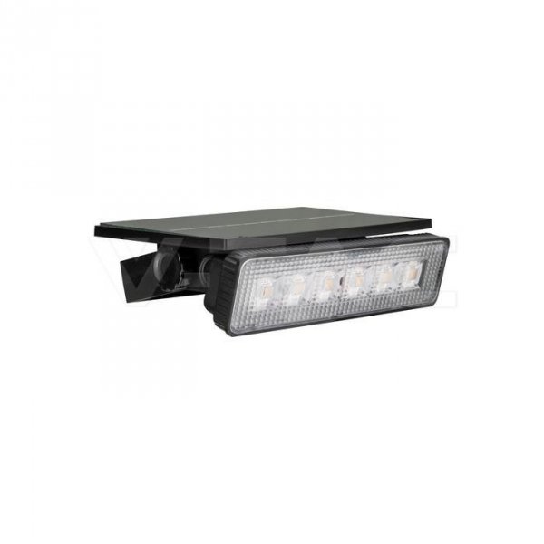 Oprawa ogrodowa 2w1 wbijana naświetlacz ścienny LED V-TAC solarna 0,9W IP65 VT-41009 3000K 80lm 3 lata gwarancji