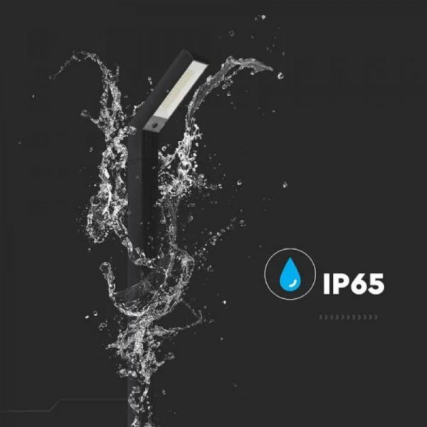 Słupek ogrodowy V-TAC solarny LED 1,7W 2w1 baza+szpilka wbijana 85cm VT-10185 3000K-4000K-6500K 100lm 3 lata gwarancji