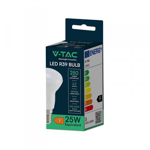 Żarówka LED V-TAC 2.9W E14 R39 VT-239-N 3000K 250lm
