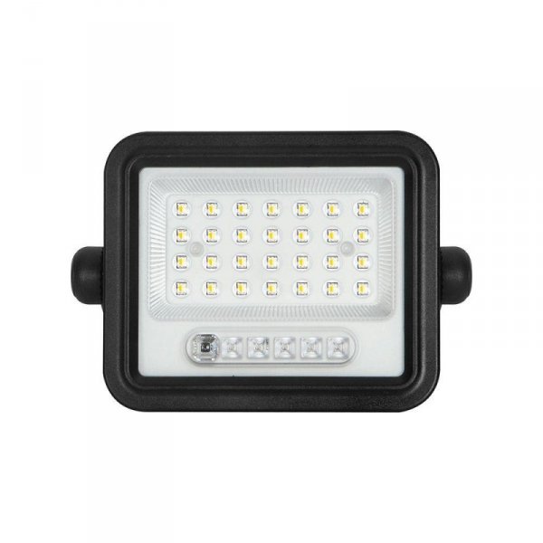 Naświetlacz LED solarny V-TAC 6W CCT pilot auto timer IP65 czarny VT-54W 700lm 3 lata gwarancji