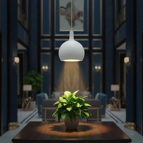 Oprawa zwieszana V-TAC E27 280x218mm biała VT-89020