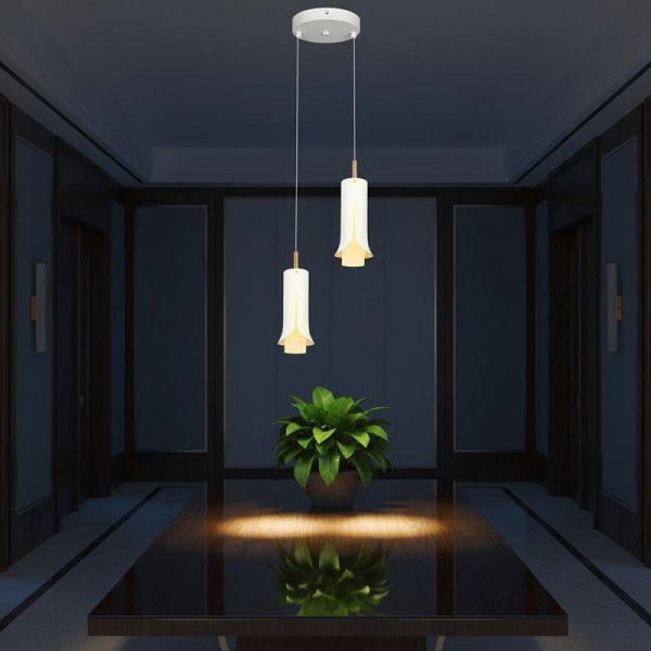 Oprawa zwieszana V-TAC 2X10W LED 177x20cm biały, złoty VT-89026 3000K 1200lm