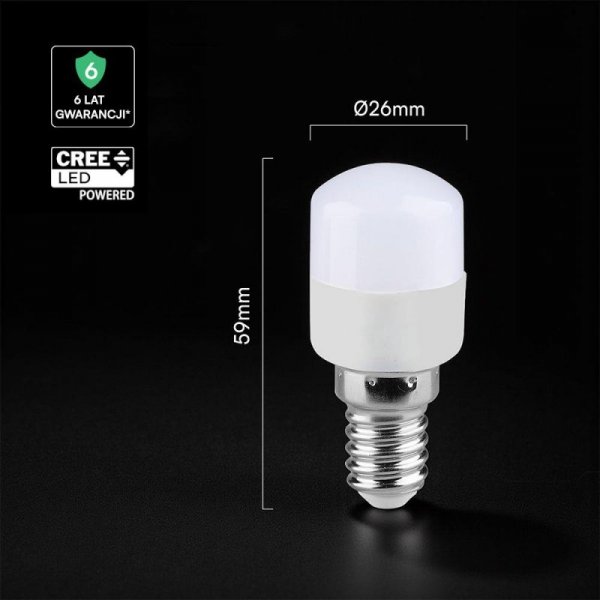 Żarówka LED V-TAC CREE CHIP 2W E14 ST26 VT-202 6500K 180lm 6 lat gwarancji
