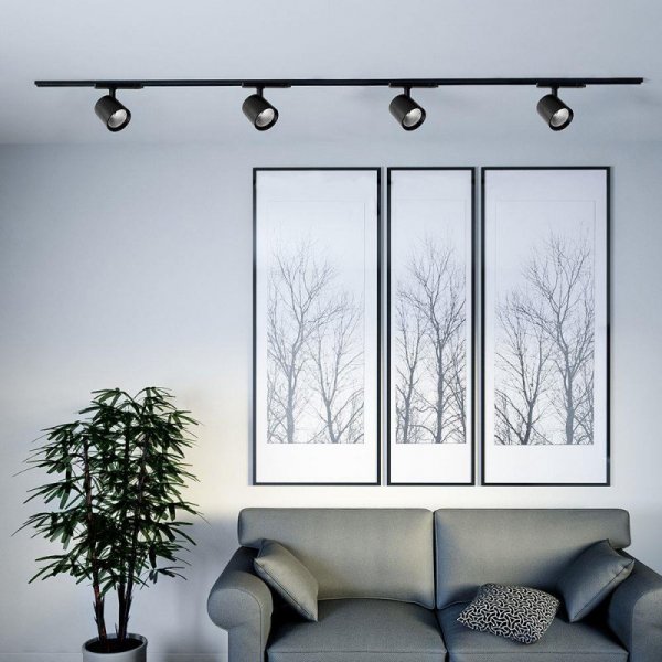 Oprawa szynoprzewód 3F V-TAC 30W LED CREE CHIP 36st czarna VT-11130 3000K 2845lm 6 lat gwarancji