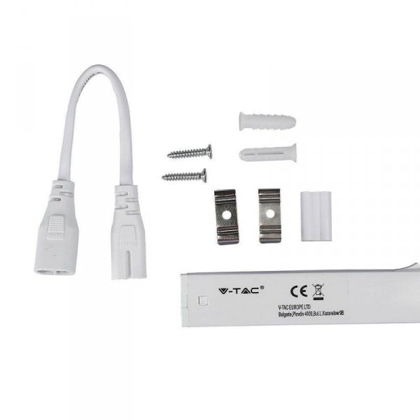 Oprawa LED belka liniowa V-TAC CREE CHIP 7W 60cm z włącznikiem VT-065 3000K 700lm 6 lat gwarancji