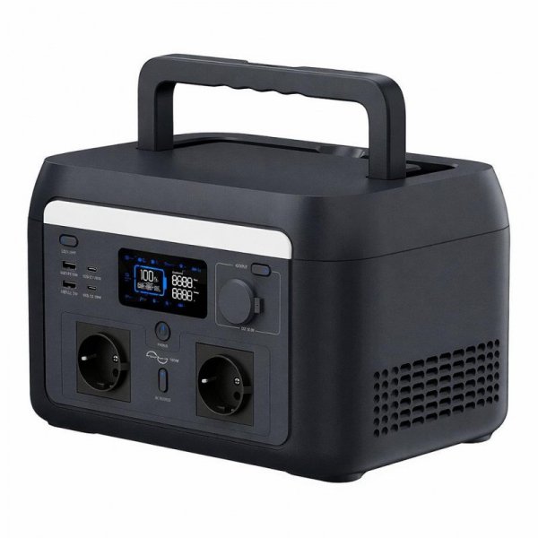 Przenośny magazyn energii, stacja zasilania, powerbank V-TAC 1000W 1024Wh LiFePO4 UPS WiFi SR1KW0L-SG1-EU