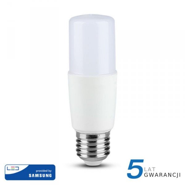 Żarówka LED V-TAC SAMSUNG CHIP 8W E27 T37 VT-237 6400K 660lm 5 Lat Gwarancji