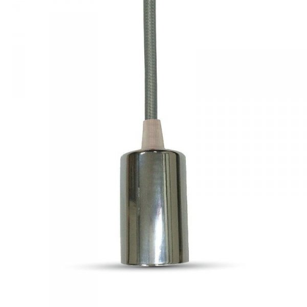 Oprawa Zwieszana V-TAC Chrom Metal Szary przewód VT-7338-GY 5 Lat Gwarancji