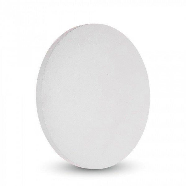 Oprawa ścienna kinkiet 6W V-TAC BRIDGELUX biały okrągły IP65 VT-741 4000K 660lm
