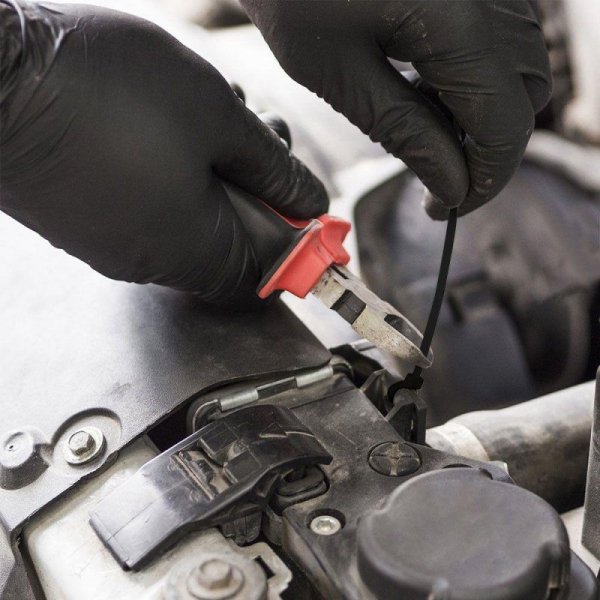 Opaski zaciskowe V-TAC 4.5x300mm czarna 22kg Nylon66 (opak. 100szt)