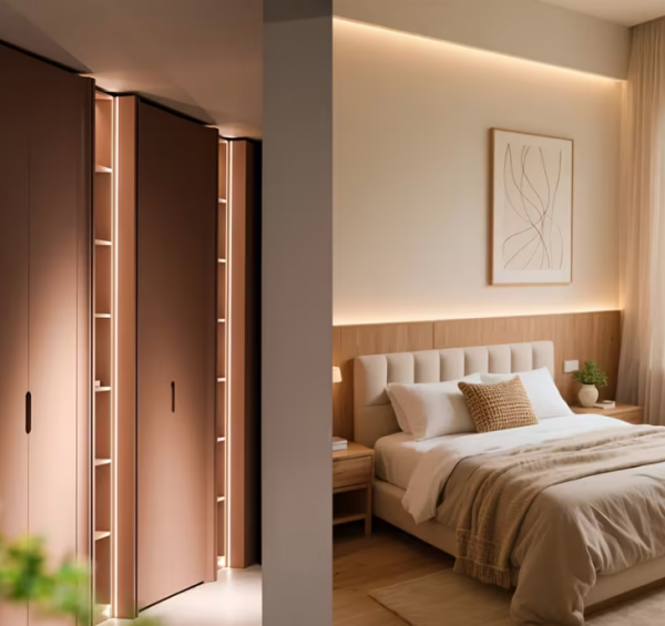 Profil LP-A  prosty 2m kpl. klosz zaślepki uchwyty 