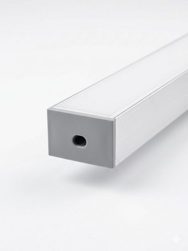 Profil LP-Floor30 ANODOWANY NAWIERZCHNIOWY 2m kpl. klosz zaślepki uchwyty 
