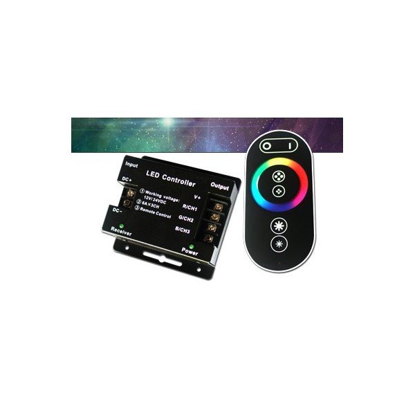 Sterownik RGB + pilot DOTYKOWY