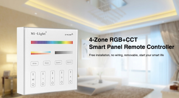 Panel do LED naścienny  RGB+CCT 4 strefy  B4 Milight