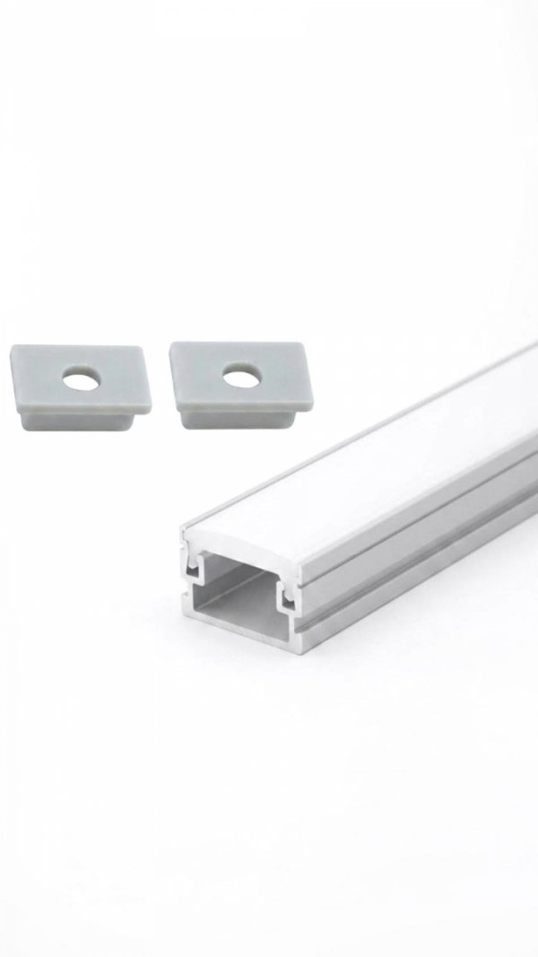 Profil LP-Floor16 ANODOWANY NAWIERZCHNIOWY 2m kpl. klosz zaślepki uchwyty 