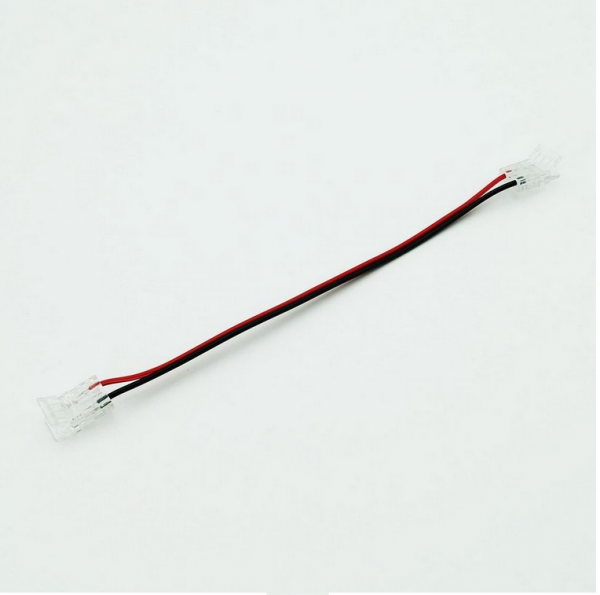 Złączka do taśm LED COB 8mm z przewodem dwustronna
