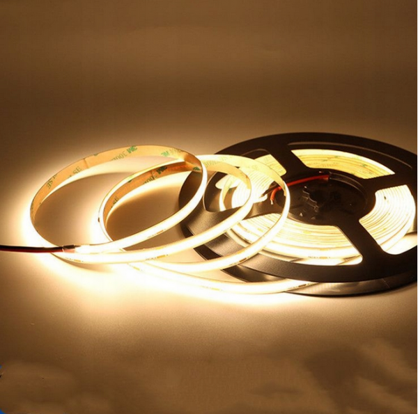 TAŚMA LED COB 12V LINIA ŚWIATŁA 320 CIEPŁA 1M. 