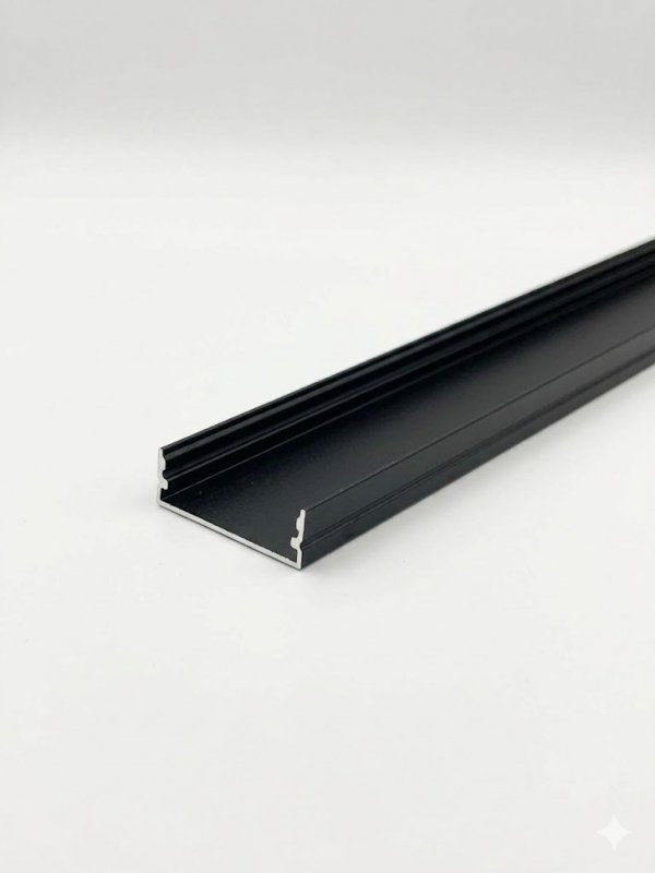 PROFIL LP-3010 CZARNY SZEROKI NAWIERZCHNIOWY ZESTAW 2M.