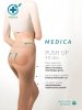 Rajstopy PUSH UP medica Grafit wyszczuplające