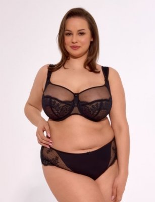 Biustonosz GAIA Camilla Maxi Soft czarny 