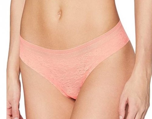 Majtki Sloggi Zero Lace H Hipstring pomarańczowe 