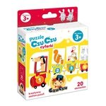 Puzzle. Czuczu cyferki 3+